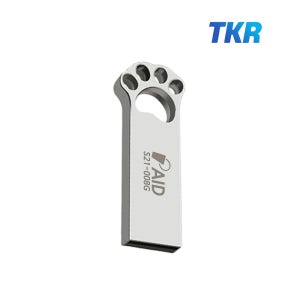 전제품 각인서비스 TKR USB 2.0 메모리 8GB, S21(실버)