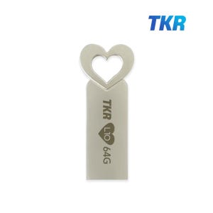 전제품 각인서비스 TKR USB 2.0 메모리 64GB, L10(실버)