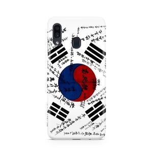 갤럭시A8 STAR 태극기 케이스 서명문 광복 대한민국 애국 1번