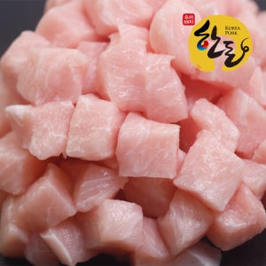 농부의정육점 한돈 안심 등심 1kg 냉장 돈까스 탕수육 카레고기 잡채 다짐육