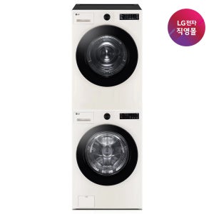 [LG전자 직영]LG TROMM 세탁기(FG21ENR) + 건조기(RG18EN) 세트 (KFG21ENR8EN)