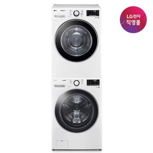 [LG전자 직영]LG TROMM 세탁기(F24WDWPR) + 건조기(RH19WTWN) 세트 (F24WDWPR9WL)