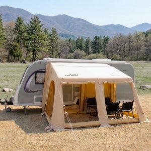오투라이프 캠핑 에어노크 10.0 카라반 라운지 에어쉘터 어닝 텐트