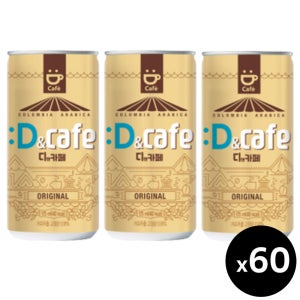 디앤카페 오리지널 커피, 175ml, 60개