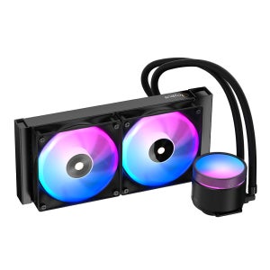 몬스타기어 옥시푸스 델타 L24 블랙 RGB 컴퓨터 CPU 커스텀 수냉 쿨러