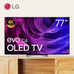 LG전자 올레드 evo 4K 194cm(77인치) OLED77C4 UHD 대형 TV 방문수령