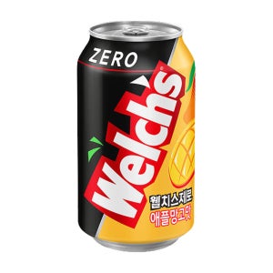 웰치스 제로 애플망고, 355ml, 12개