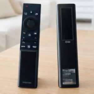 삼성 정품 KQ75QT70AFXXR 태양광 c타입 충전 블랙 리모컨