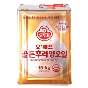 오뚜기 골든후라잉오일 15kg 쇼트닝 대두유 팜올레인유 카놀라유 혼합유