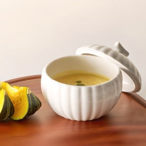 뚜껑 있는 사기 그릇 소금 밥그릇 도자기 밥공기