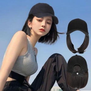 부분인모 모자가발 가발 여성가발 모자 단발가발 수술가발 치료가발 모자가발 스카일가발