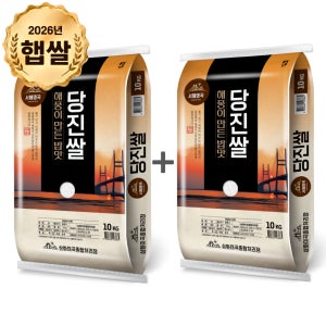 2026년산 당일도정 당진미 10kg+10kg 1개