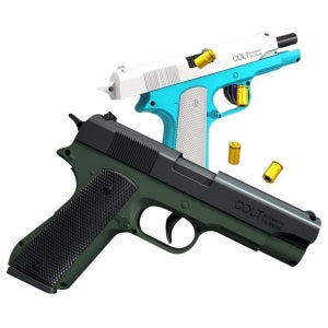 UB 콜트 탄피배출 너프건 M1911 연발사격 장난감총 놀이 선물
