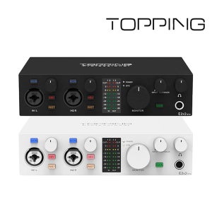 토핑 E2x2 OTG USB TOPPING 오디오 인터페이스 오인페 녹음용 방송용