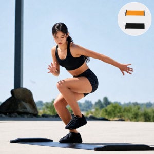 무소음 슬라이딩 스케이팅매트 보드 패드 다리 허벅지운동기구