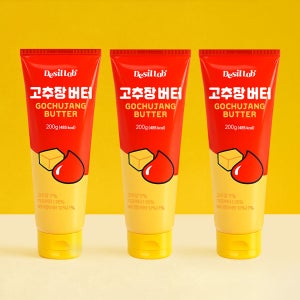 드실랩 고추장 버터 소스 파스타 간편 비빔밥 덮밥 솥밥 떡볶이 캠핑 만능 소스 3개