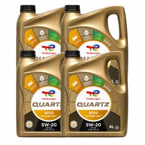 토탈쿼츠 9000 퓨처 GF-7 5W20 4L 4개입 16L 가솔린 LPG 합성 엔진오일