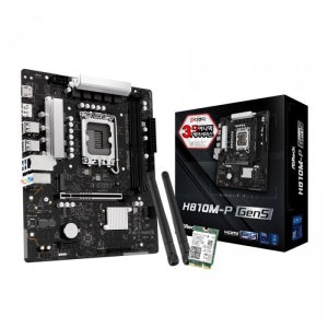 ASRock H810M-P Gen5 + WiFi7 랜카드 패키지 디앤디컴 / M