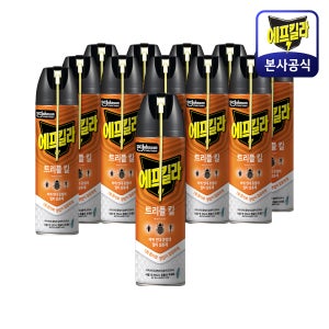 에프킬라맥스 트리플킬 바퀴벌레약 살충제 에어로졸 개미 좀벌레 빈대 퇴치제 500ml, 12개
