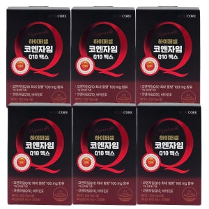 뉴트리코어 하이퍼셀 코엔자임 Q10 맥스 30캡슐 x 6개