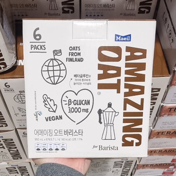 매일유업 어메이징오트 바리스타 귀리 오트밀 950ml x6 외 코스트코 라떼 비건 음료