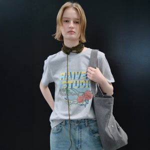 [레이브] Vintage Raive Mood Graphic T-shirts VW6ME430_2color