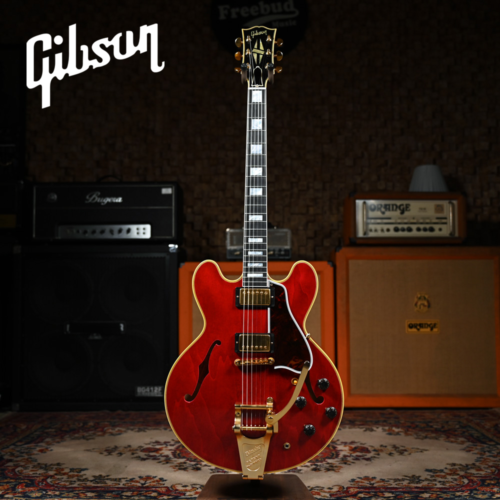 Gibson 깁슨 일렉기타 커스텀샵 1959 ES-355 리이슈 체리 머피랩 울트라 라이트 에이지