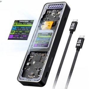 DOCKCASE M.2 NVMe 외장 케이스 검은색 2230/2242/2260/2280