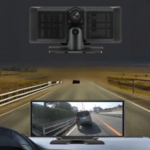 [미국의 기술] 4K CAR 미러링 차량 내비게이션 안드 오토 모니터 후방카메라 풀세트 올인원 블랙박스 5G