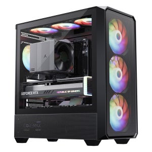 앱코 G31 오메가포스 PC케이스 블랙