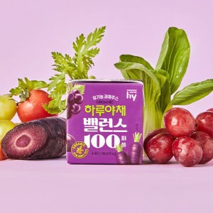 하루야채 밸런스100 퍼플 140ml 24입 (1박스)