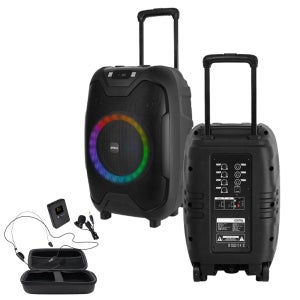 COMS 이동식앰프 KY600S3 무선헤드셋 마이크 스피커 50W 충전식 강의용 행사용