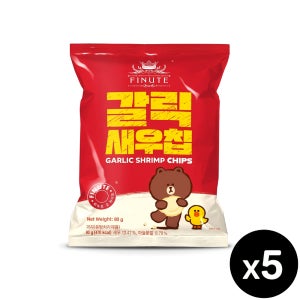 피뉴트 갈릭새우칩, 90g, 5개