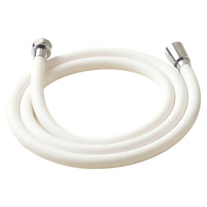 프리미엄 뉴 물때방지 실리콘 샤워호스 샤워기 호스 1.5m 화이트 교체