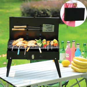 캠핑 접이식 바베큐그릴 숯불 화로대 휴대용 야외 미니 경량 솔캠 불멍 BBQ 개인화로