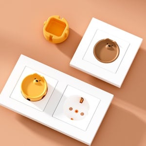 콘센트마개 실리콘 안전커버 가리개 보호 덮개 캡 멀티탭 10개