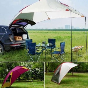 차량용 타프 어닝 차박 텐트 그늘막 감성캠핑