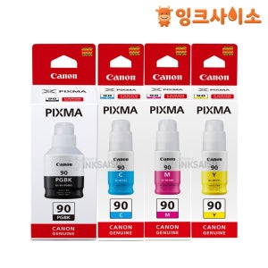 GI-90PGBK GI-90C GI-90M GI-90Y 캐논 정품잉크 4색 SET PIXMA G7091 G7092