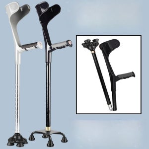 지지 휴대용 목발 지팡이 팔 편한