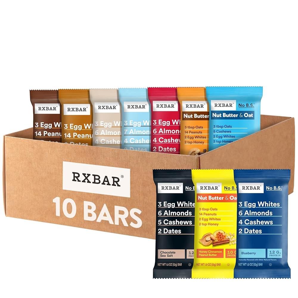 RXBAR 단백질 바 스낵 버라이어티