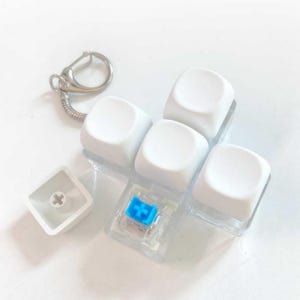 키보드 키링 스위치 키캡 해소 기계식 딸깍이 버튼 청축 게임용 스트레스