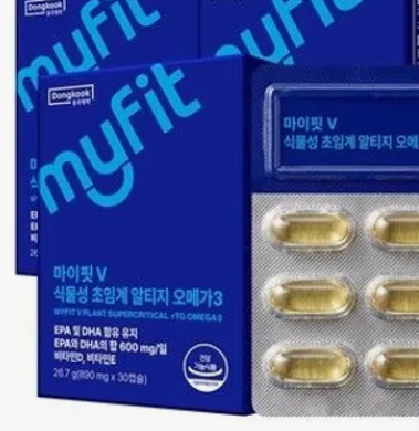 마이핏 V 식물성 초임계 알티지 오메가3