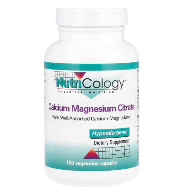 <b>뉴트리콜로지</b> 구연산 <b>칼슘</b> 시트레이트 마그네슘 100캡슐 칼마그 칼맥
