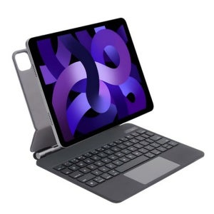 아이패드 갤럭시탭 한국어 호환 매직키보드 케이스 화이트, Air 8/7/6 11공용