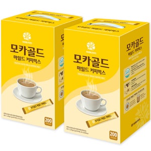 로빈스 모카골드 마일드 200T 대용량 커피믹스 200개입, 2개