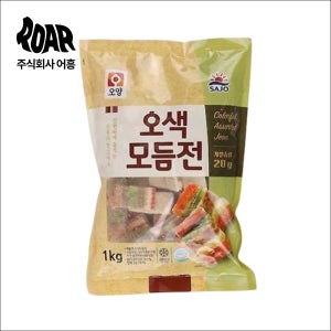 사조오양 모둠전 오색오미전 (1kg) 20g x 50개입 명절 전부침