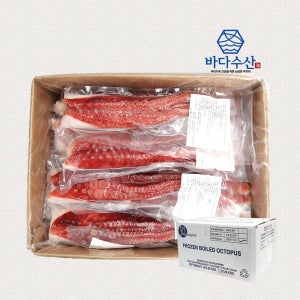 필리핀 냉동 자숙 문어 다리 1박스 9kg (300g x 30개) 삶은 문어족 뽈뽀