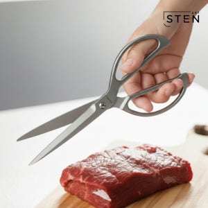 스텐아트 프리미엄 올스텐 분리형 가위 고기 캠핑 식가위