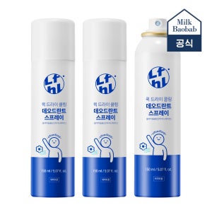 라이프홀릭 퀵 드라이 쿨링 데오드란트 스프레이 150ml 3개