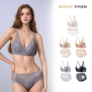 비비안 스킨핏 노와이어 브이핏 리프팅 보정 여성속옷 브라팬티세트 5+5 10종